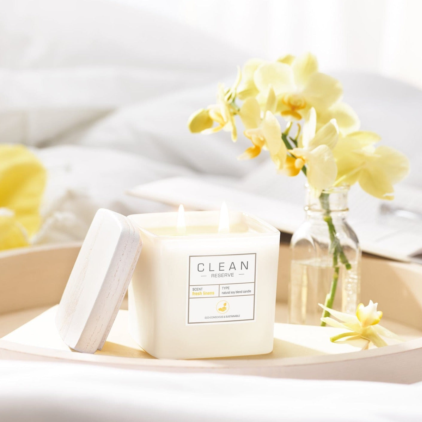 Clean Reserve Fresh Linens Candle