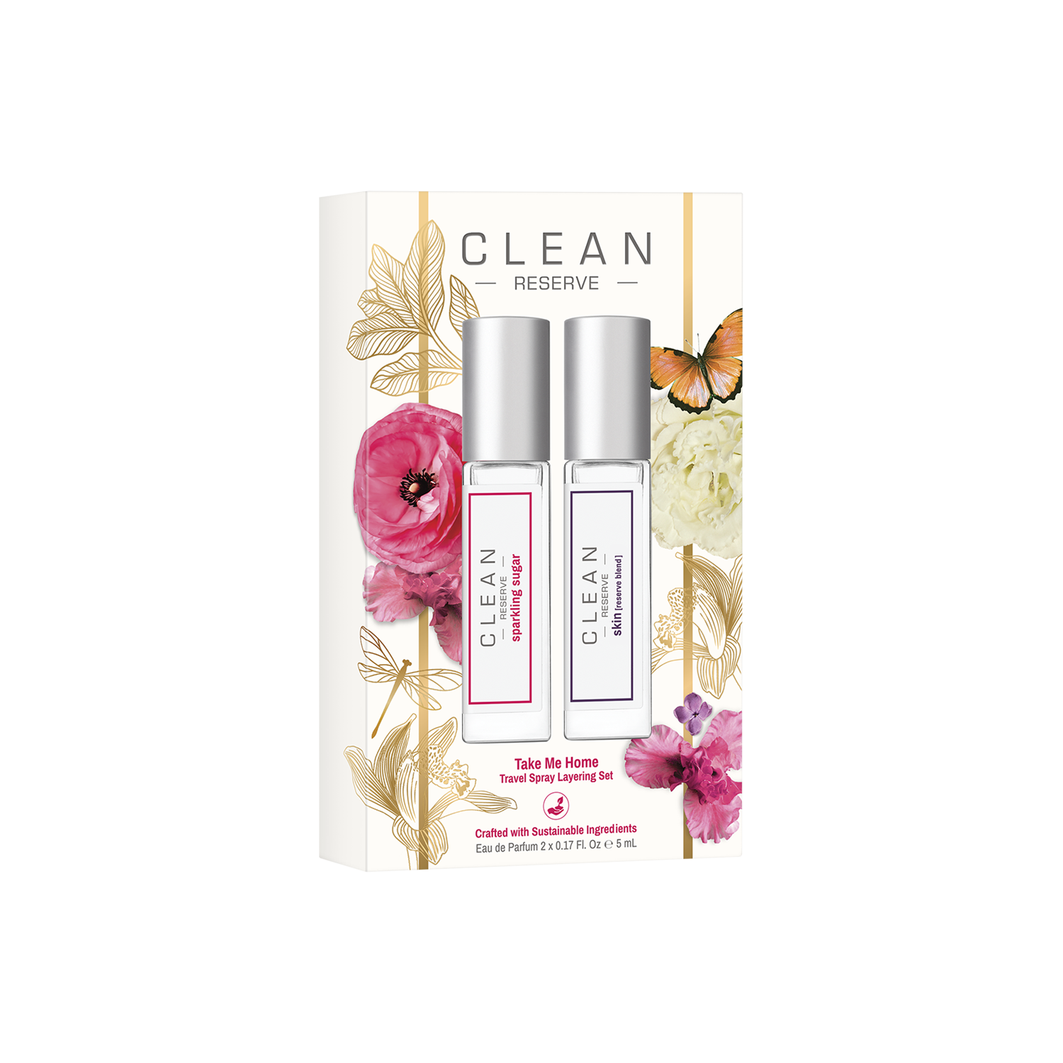 CLEAN RESERVE Take Me Home Travel Spray Layering Set